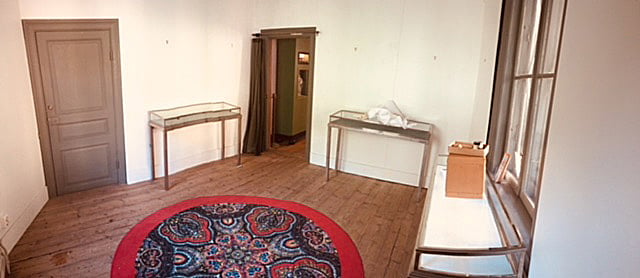 utställningsrummet Snus- ch tändsticksmuseum